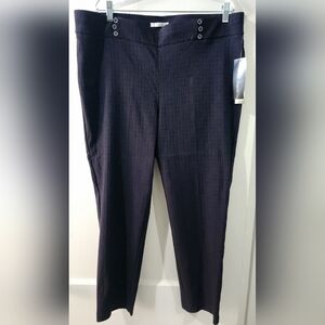 89th & Madison Black Ankle Length Pants size XL